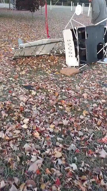 🚨 “This Baby Fell Out of the Sky”: A Starlink Satellite?