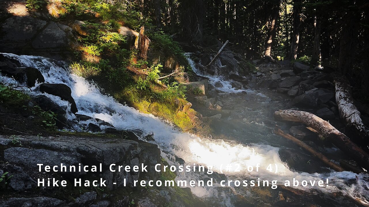 The 4 Technical Creek Crossings (Strategies & Tips) Hiking to Chimney Lake! | Eagle Cap Wallowa 4K