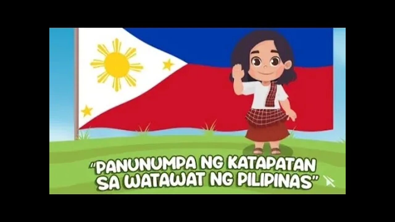 PANUNUMPA NG KATAPATAN SA WATAWAT NG PILIPINAS I CHILDREN SONG