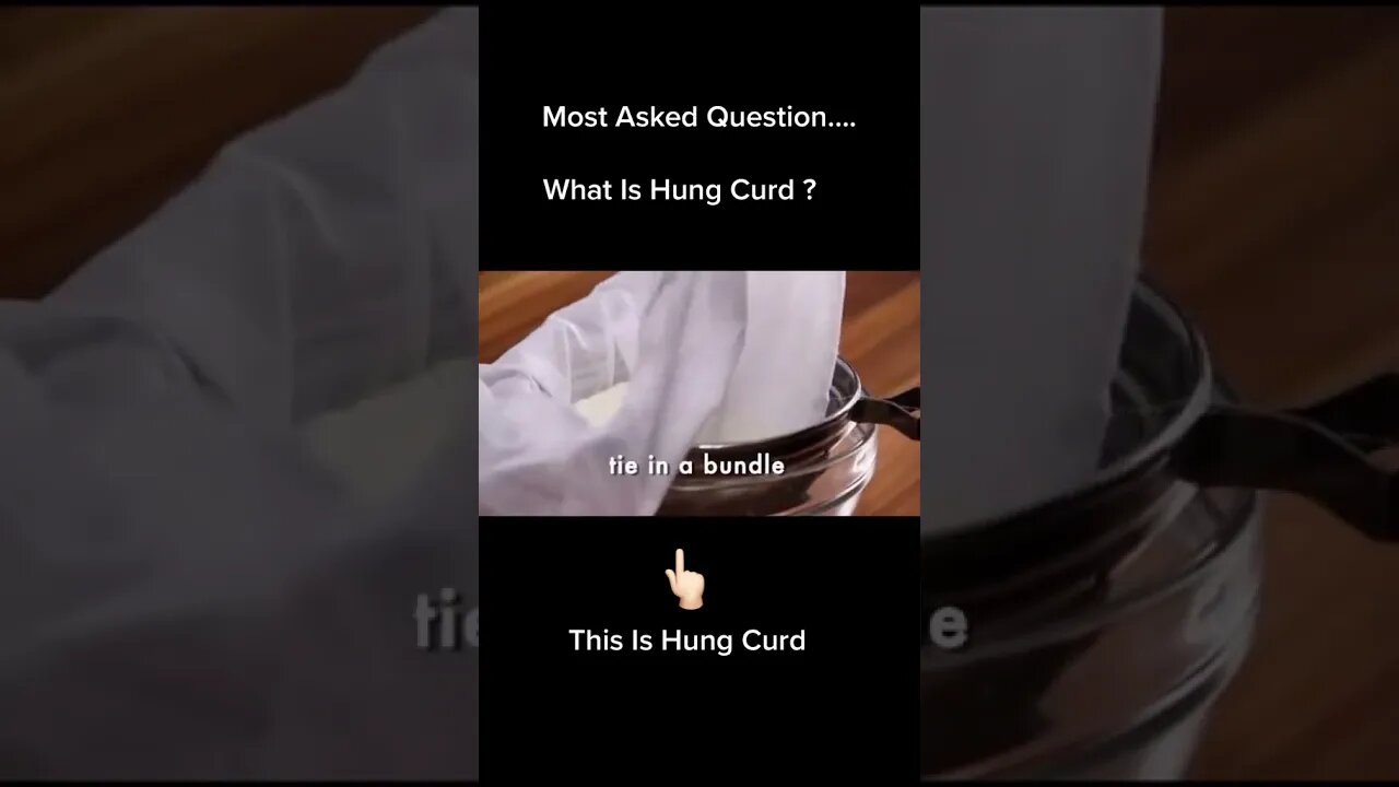 HEALTHY HUNG CURD #viral #hungcurd #probiotics #nutrition #shorts #healthy #shortvideo #tasty