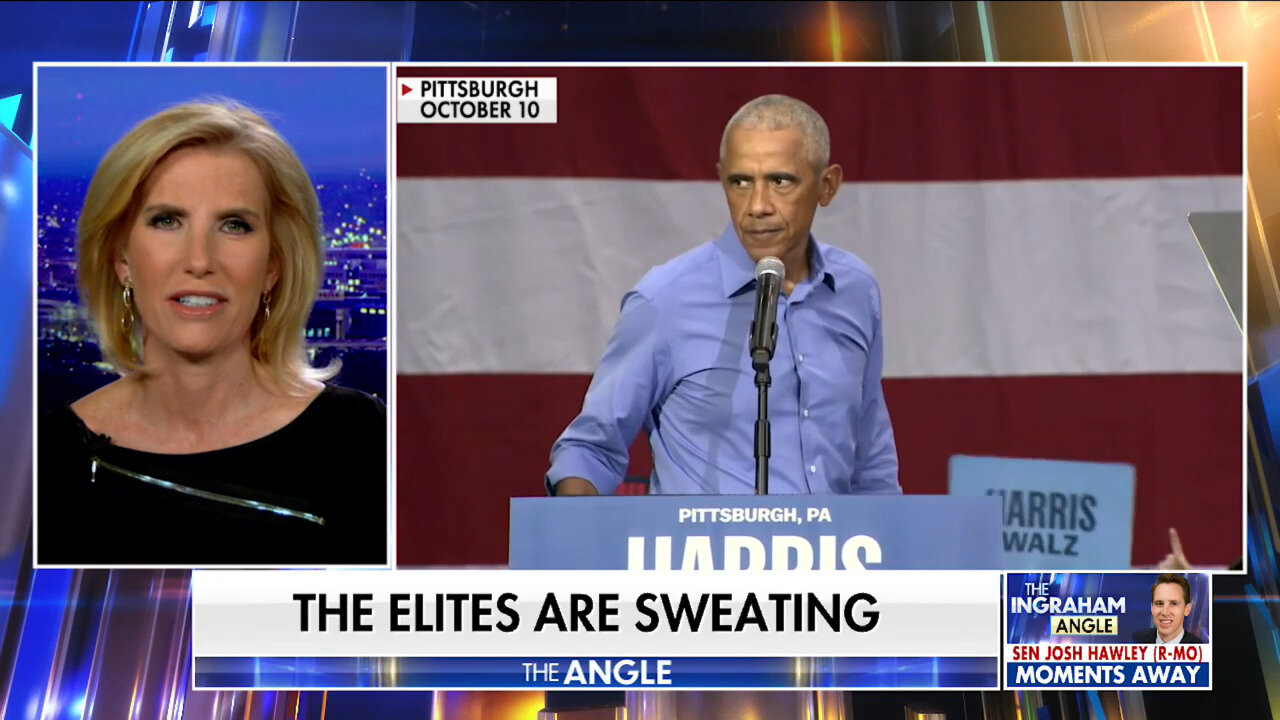 Laura Ingraham Calls Out Obama 'Speaking For The Establishment, Not The People' With Harris Support