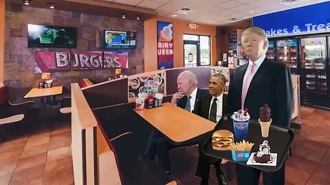 US Presidents Go To Dairy Queen