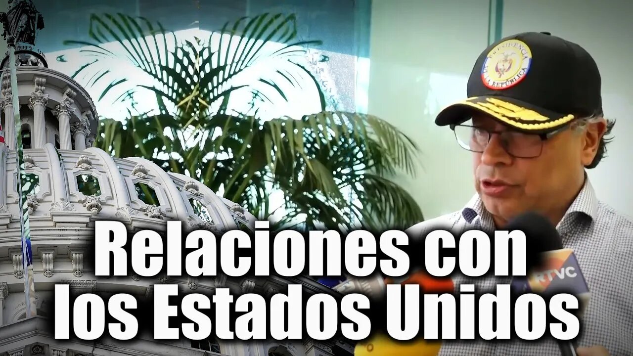 🛑🎥 Relaciones con los Estados Unidos: Presidente Gustavo Petro /Declaración a Medios 👇👇