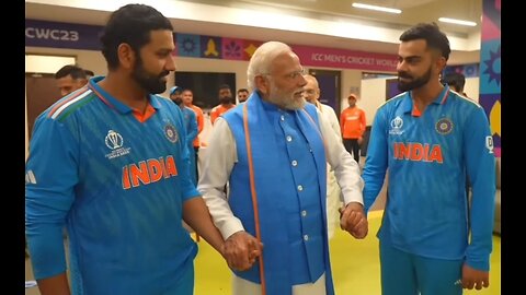 Narendra modi came to motivate the player