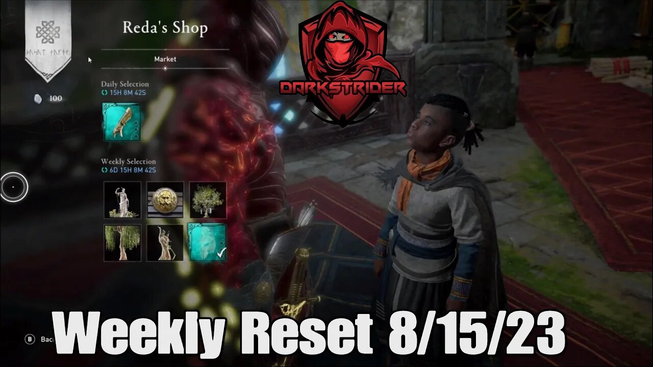 Assassin's Creed Valhalla- Weekly Reset 8/15/23