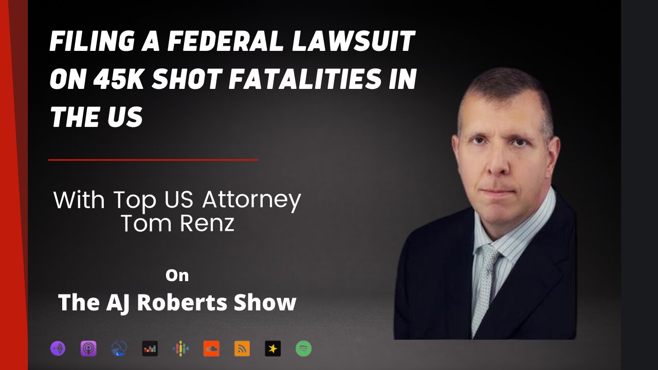 US Attorney Tom Renz and the whistleblower filing a lawsuit on 45k shot fatalities.