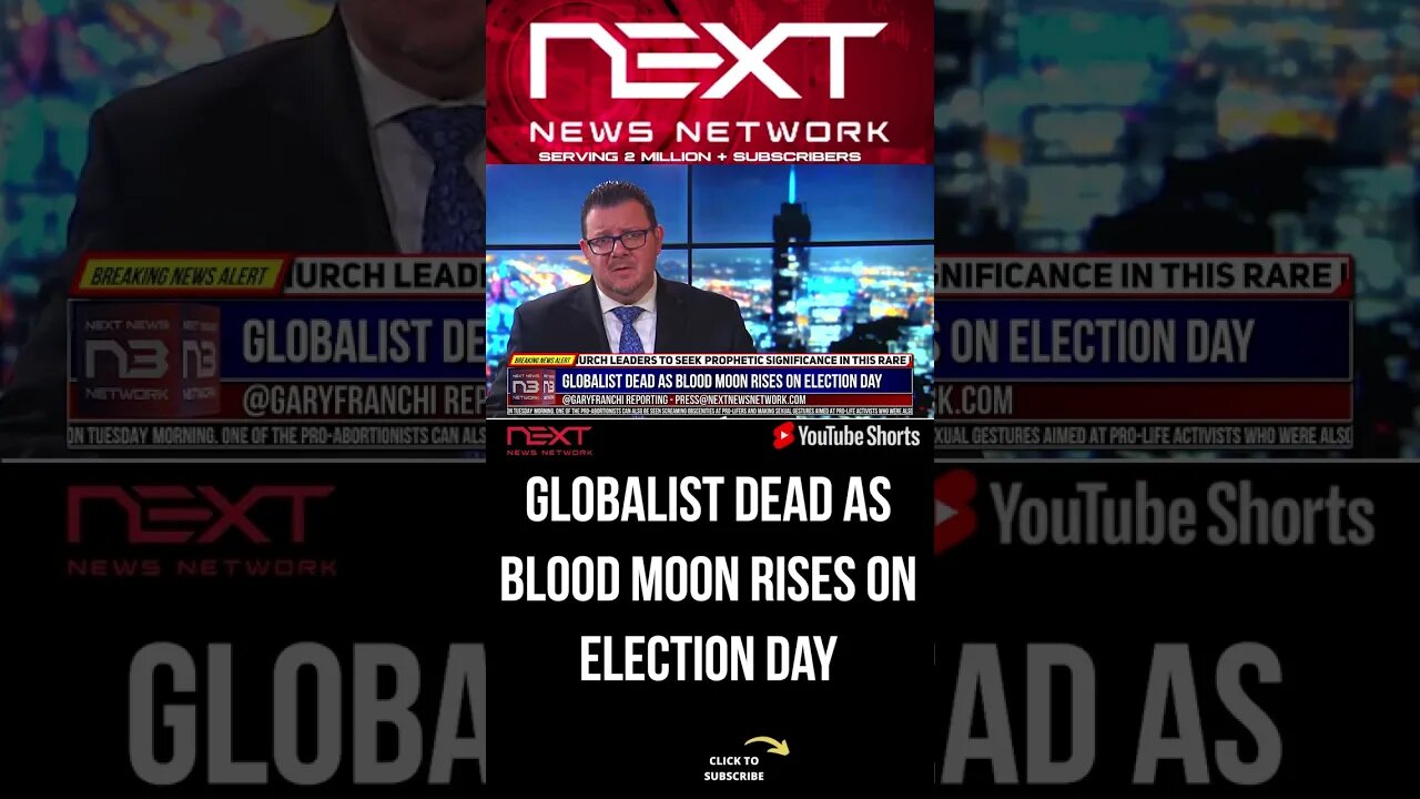 Globalist Dead As Blood Moon Rises on Election Day #shorts