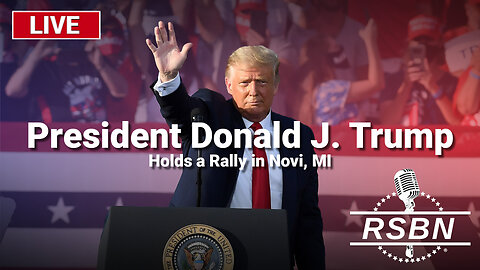 LIVE REPLAY: President Trump Holds a Rally in Novi, MI - 10/26/24