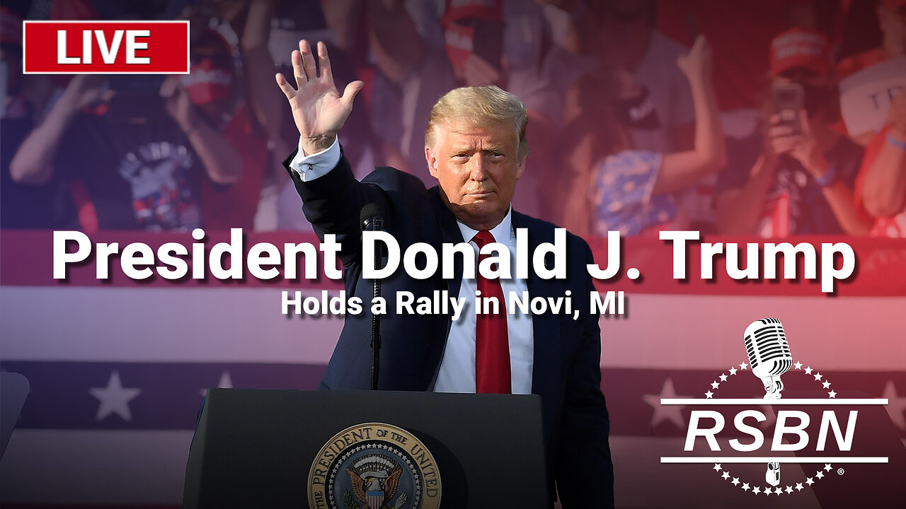 LIVE REPLAY: President Trump Holds a Rally in Novi, MI - 10/26/24