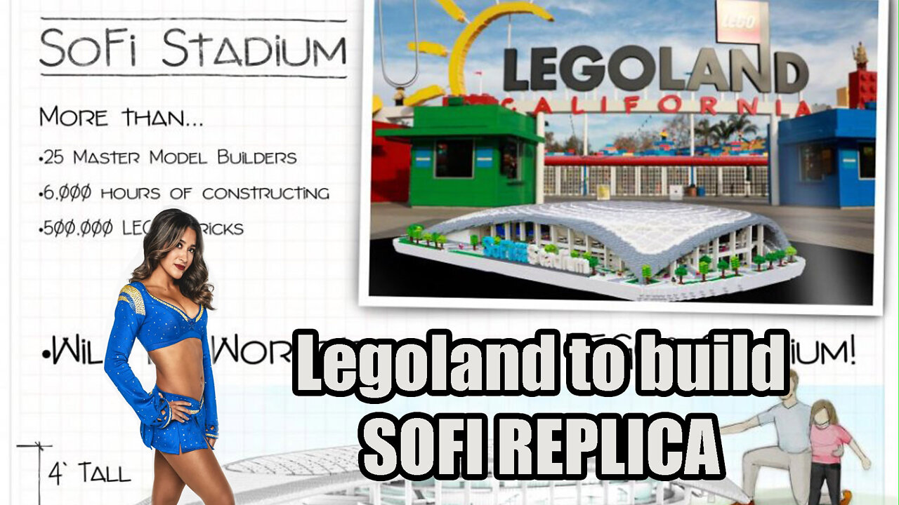 Legoland is planning to make SoFi Stadium 🏈🏉Replica