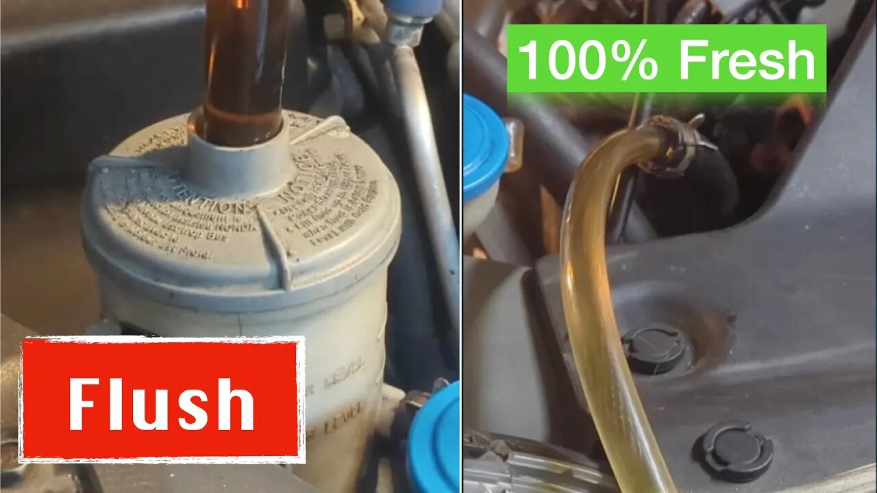 Heavy Steering? Simple steps to replace 100% PS fluid on a Honda