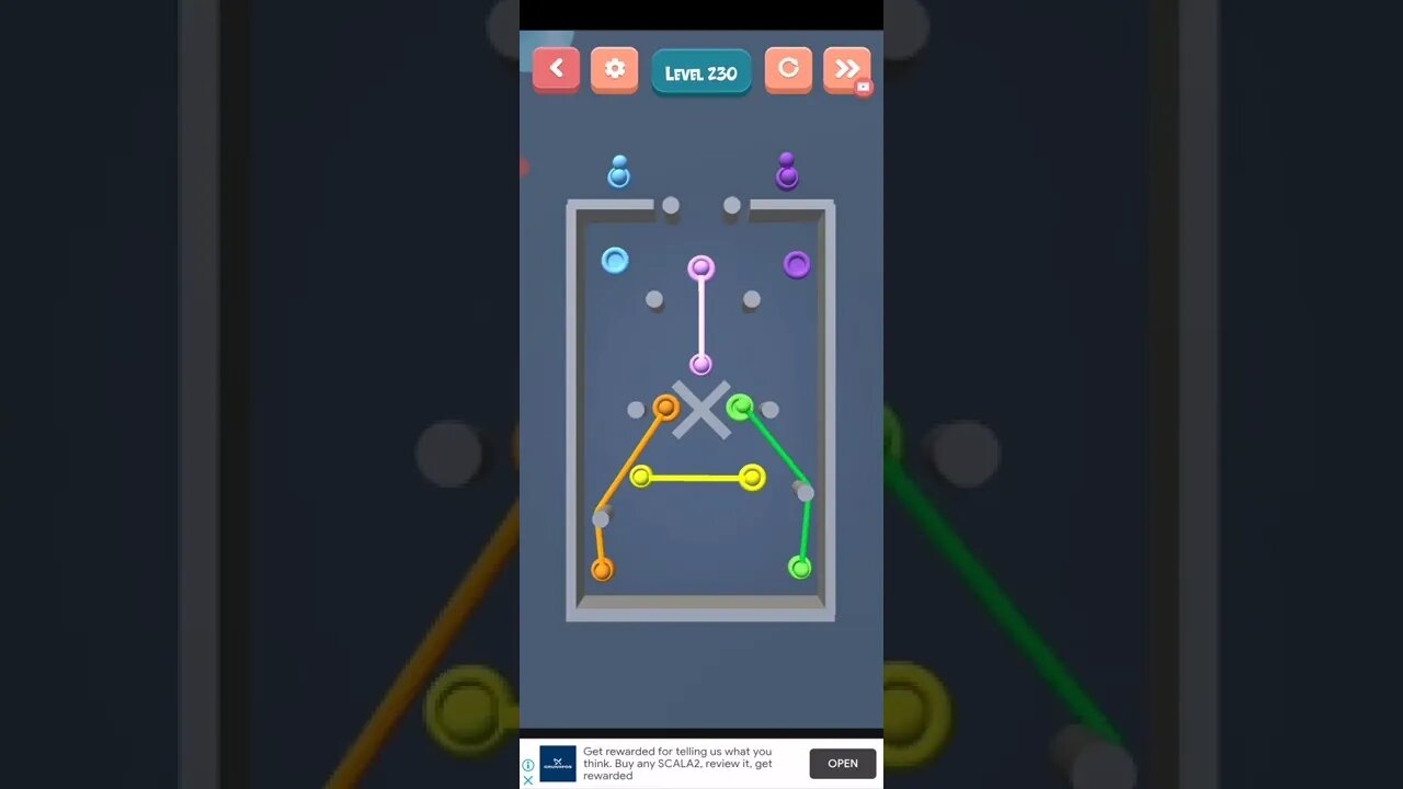 Color Rope Puzzle - Level 230