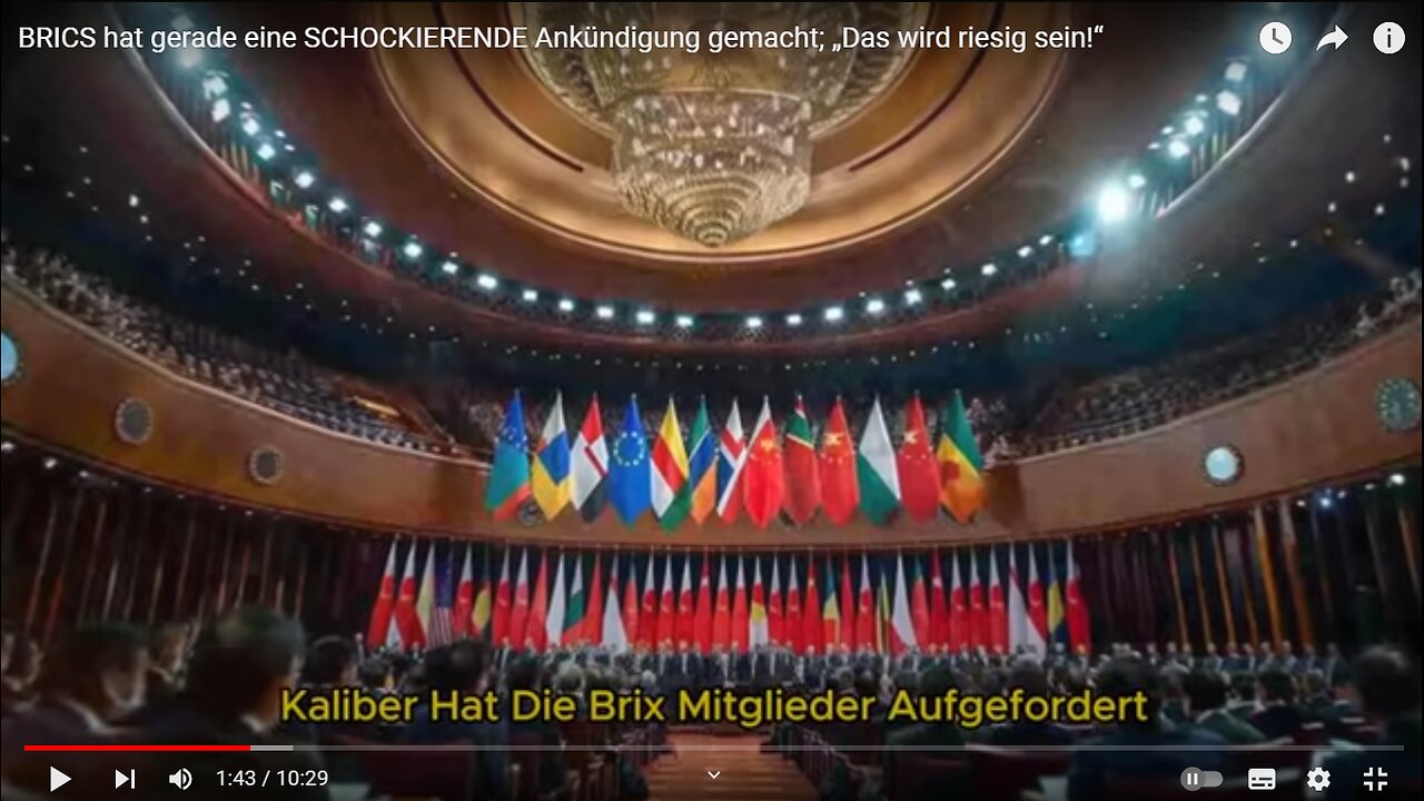 BRICS + schockiert die Welt. Wer BRICS " verschläft " ist selbst Schuld.