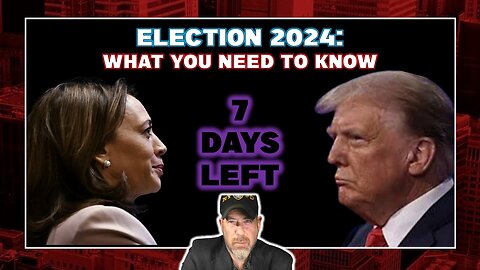 The Following Program: Election '24-7 Days Left; Trump Take NC and VIRGINIA?; Rogan-Kamala; Misc.