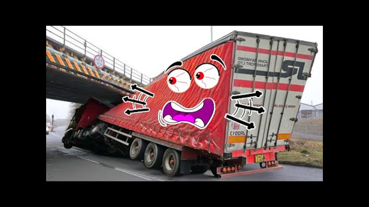 Trucks Vs Bridges | Driving Fails Compilation | Doodles