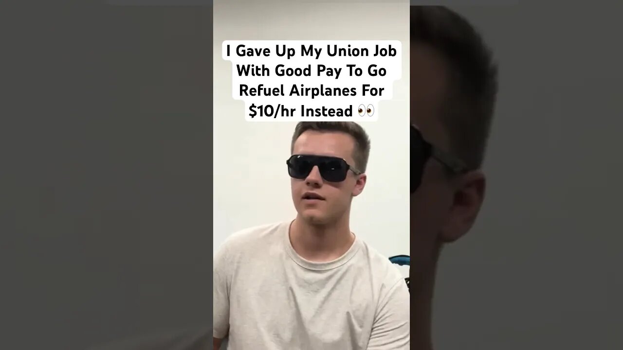 I Gave Up My Union Job Making Good Money To Go Refuel Airplanes Instead