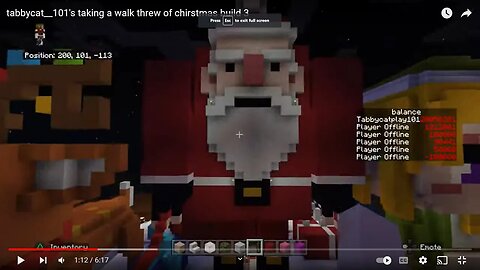 tabbycat__101's taking a walk threw of chirstmas build 3