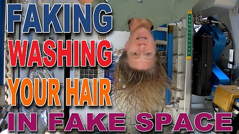 Washing your hair in fake space