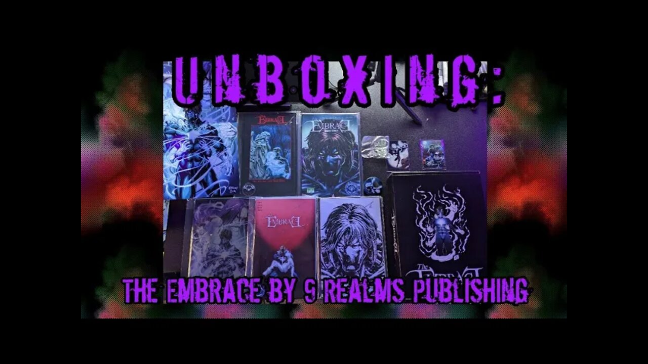 Unboxing: The Embrace by 9 Realms Publishing