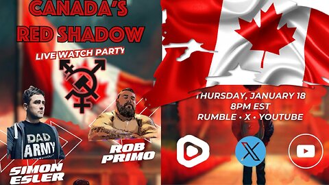 LIVE - CANADAS RED SHADOW W/Simon Esler