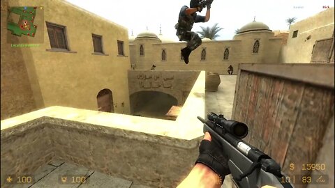 Counter Strike Source Dust 2 Bots #20 Just Only Sniper Rifles