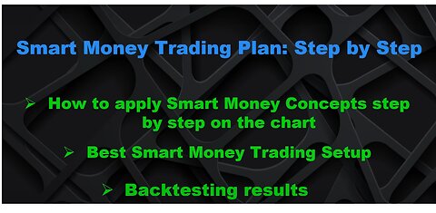 Full Smart Money Trading Plan - Step by Step