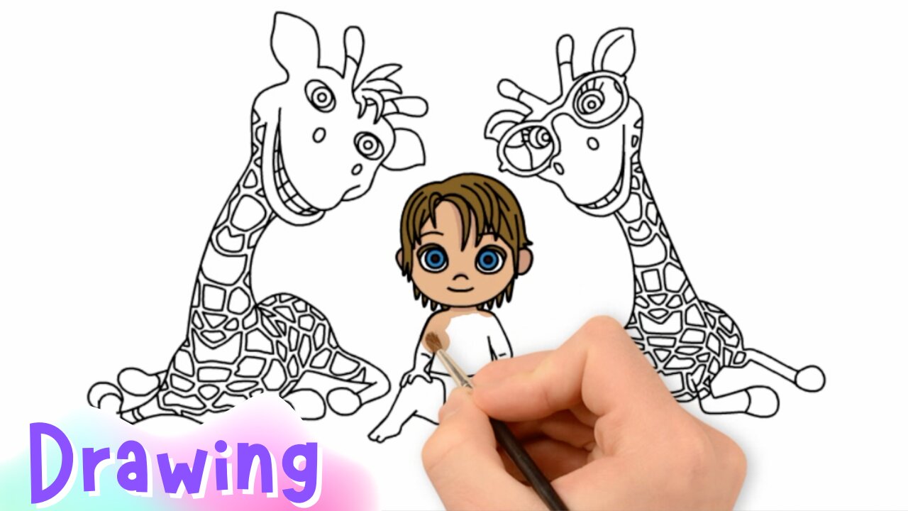 Drawing Gi Ralph and Benny | Draw Video for Kids | Child Drawing
