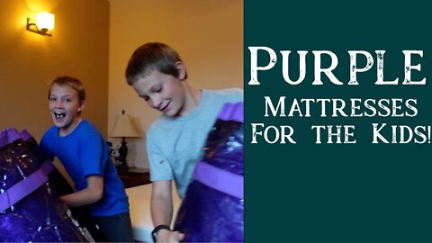 Kids Get New Purple Mattresses