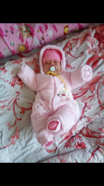 baby defeated the disease