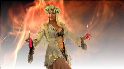 "Belly Dance Archetypes" music video - Neon, Tanna Valentine - bellydance
