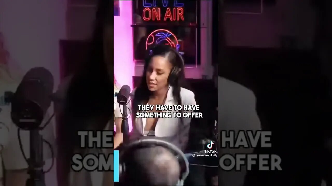 Listen to what she says about value in men and women...