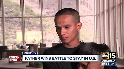 Phoenix father wins deportation battle to stay in U.S