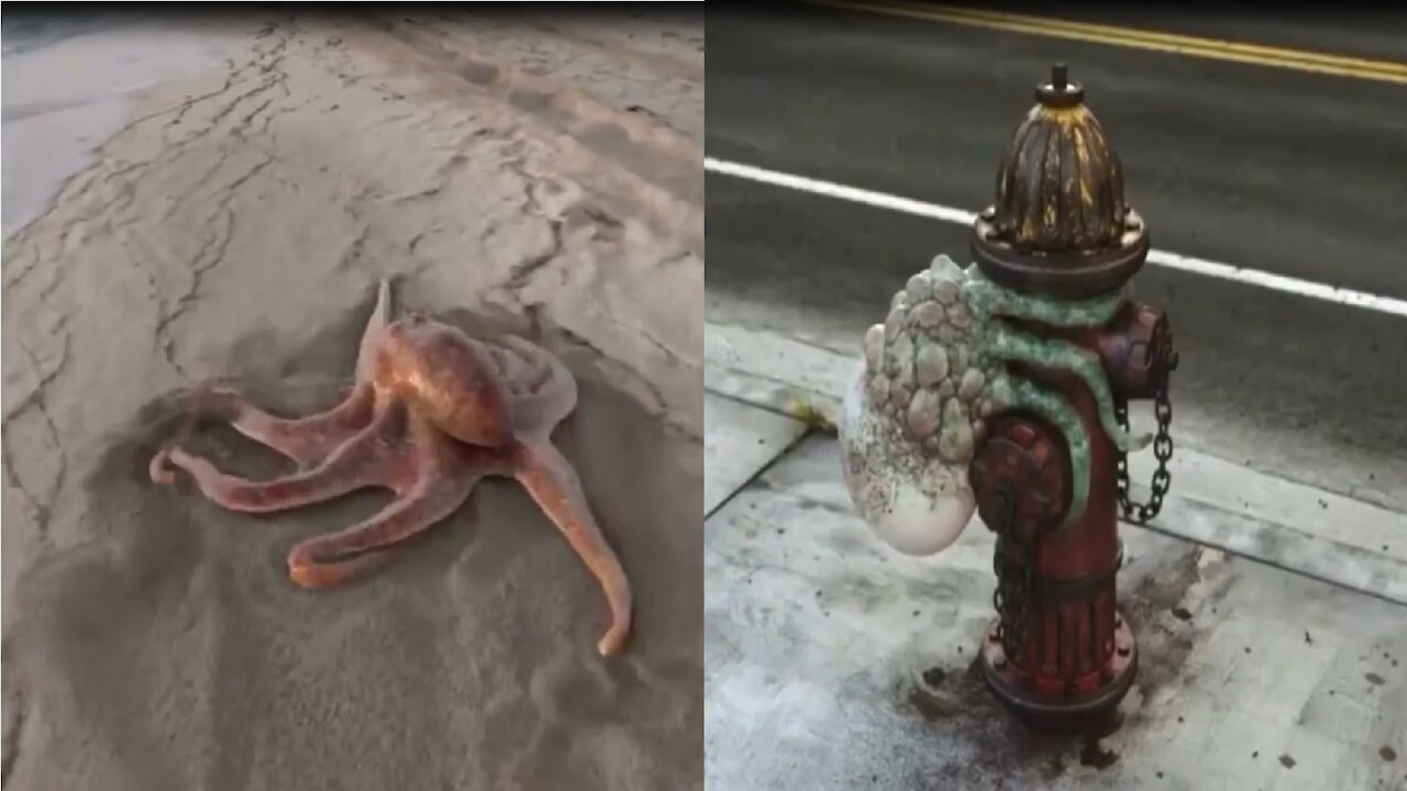 octopus trying to avoid curfew