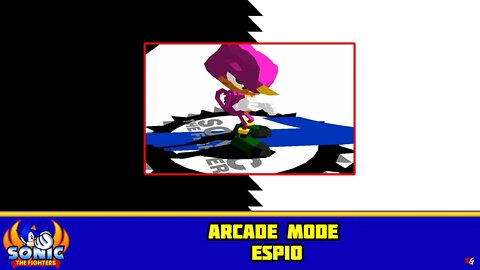 Sonic The Fighters: Arcade Mode - Espio