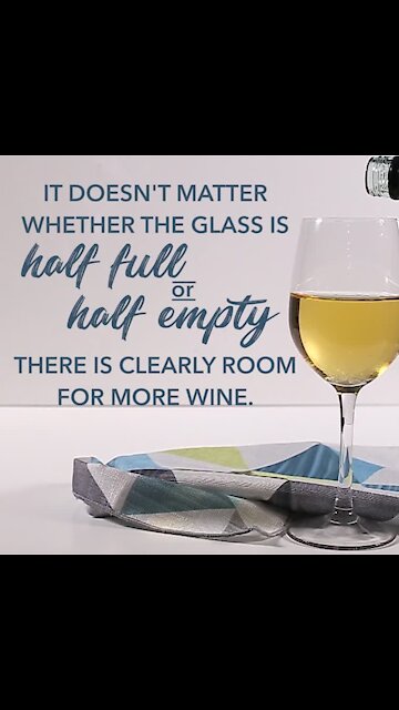 Doesnt matter if glass is half full or half empty [GMG Originals]