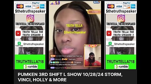 PUMKEN 3RD SHIFT L SHOW 10/28/24 STORM, VINCI, HOLLY & MORE
