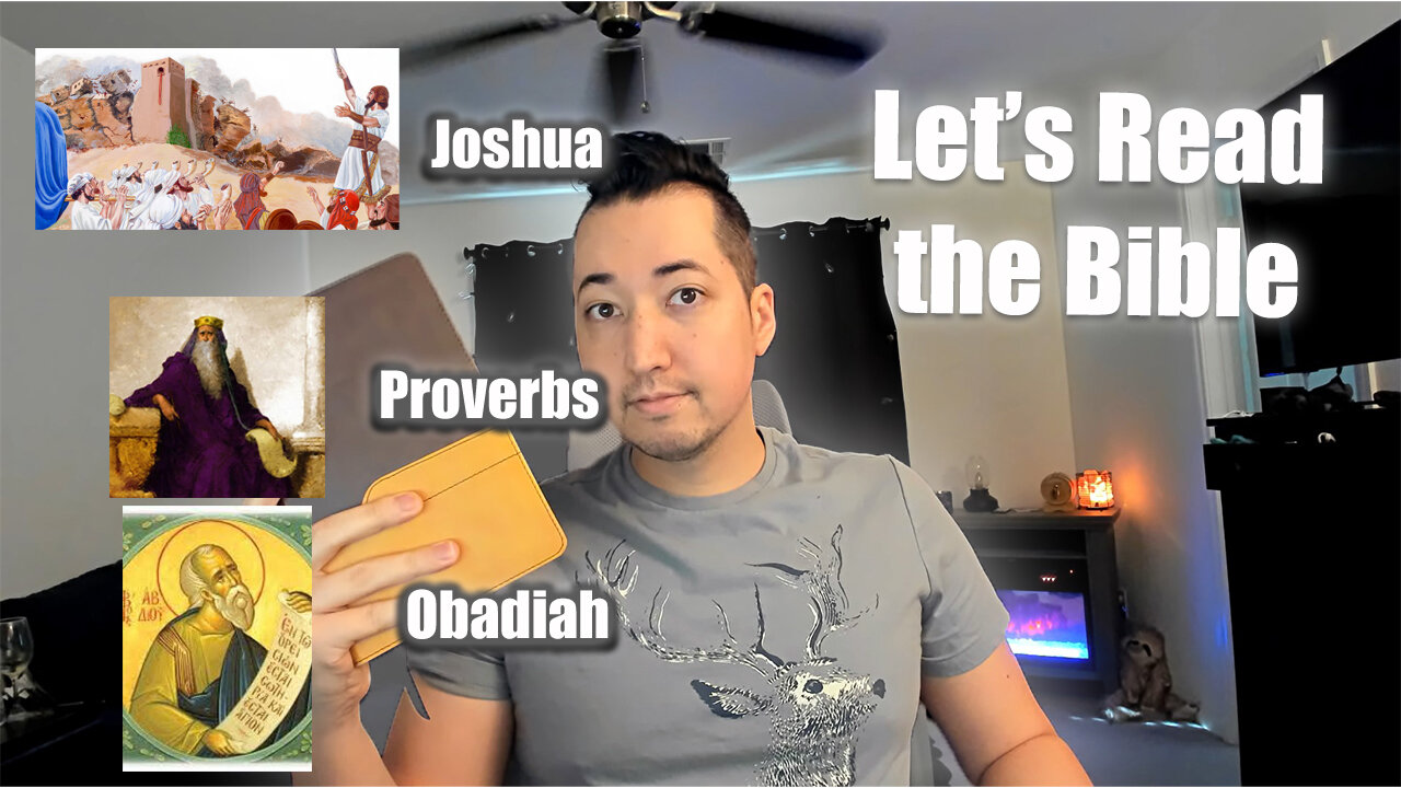 Day 204 of Let's Read the Bible - Joshua 17, Proverbs 26, Obadiah