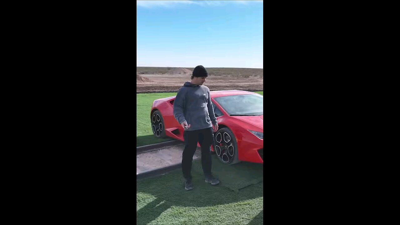 save your Lamborghini from the train 🚂