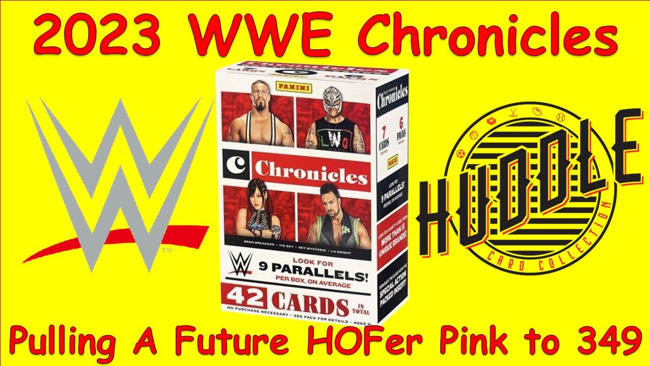 These Boxes Continue To Deliver. Pulling A Future HOFer Pink to 349 2023 WWE Chronicles Blaster