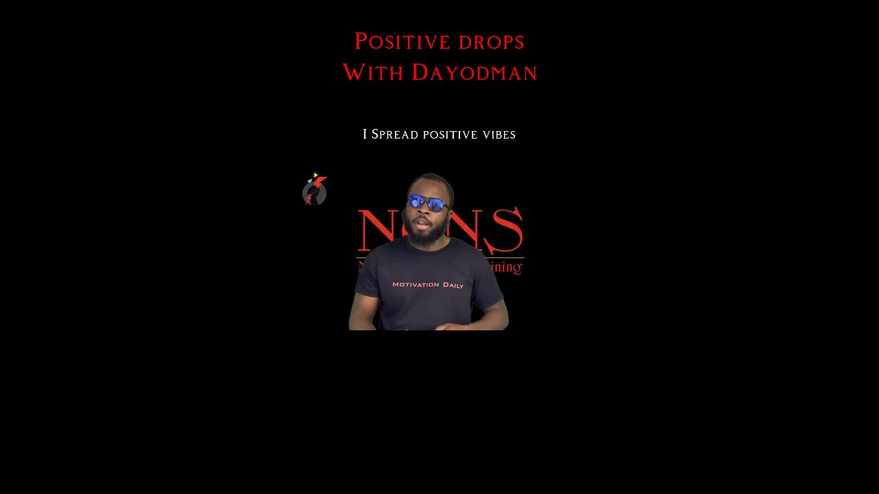 I Spread Positive Vibes #dayodman #motivation #eeyayyahh #motivationalspeaker #positivity