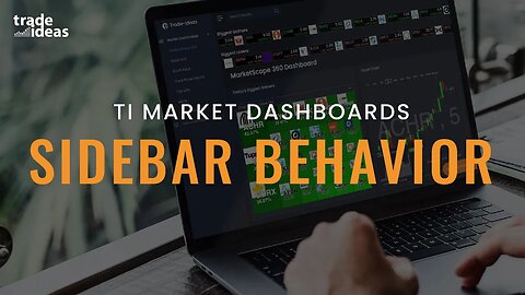 TI Market Dashboards: Sidebar Behavior