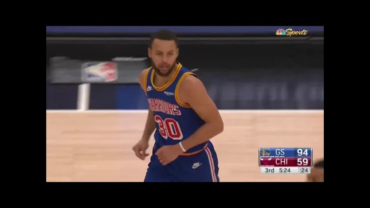 Chef Curry With insane NO LOOK SHOT! ! 😱😱😱