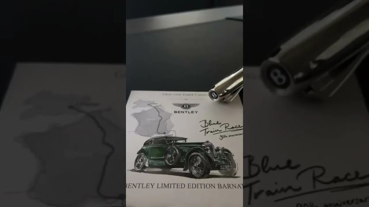 This is a 1400$ Fountain Pen made for Bentley Motors 🖋🚗