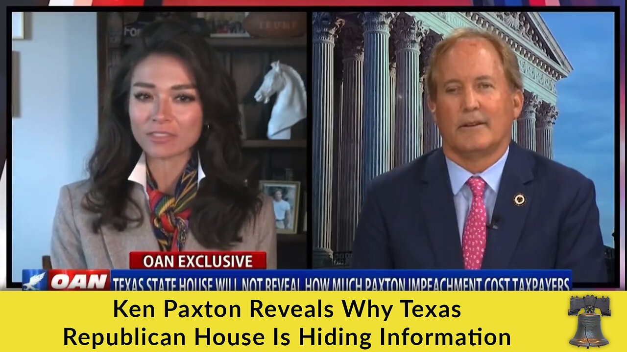 Ken Paxton Reveals Why Texas Republican House Is Hiding Information