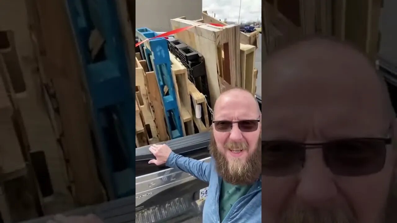 Yeah he got more pallets￼