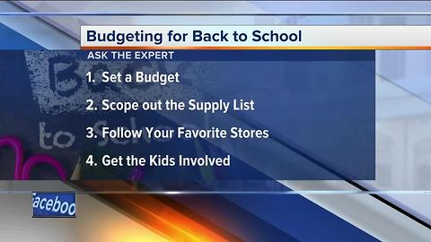 Ask the Expert: Back to school finances
