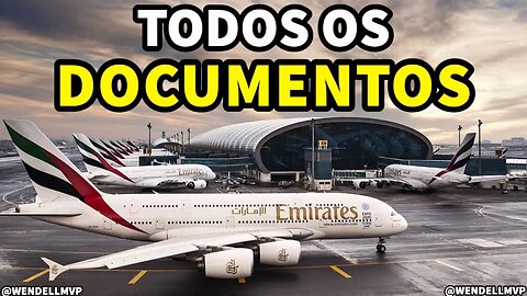 🚨 OS DOCUMENTOS MAIS IMPORTANTES PARA VIAJAR DE AVIÃO: LISTA COMPLETA! #passaporte #visto