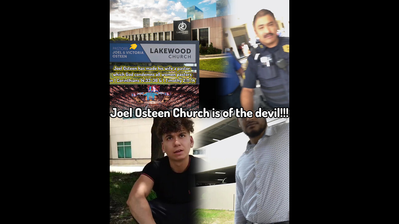 The Joel Osteen Police Thugs Tried To Remove Us, But The Gospel Still Went Through