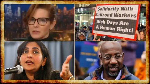 MSNBC RATIOED for Twitter Files Take, Kshama Sawant ROASTS the Squad, NYC Labor Rally, Warnock Wins