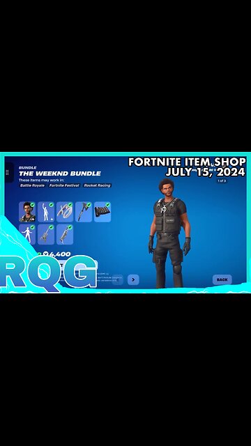 THE WEEKND IS BACK. AGAIN. FORTNITE ITEM SHOP (July 15, 2024)